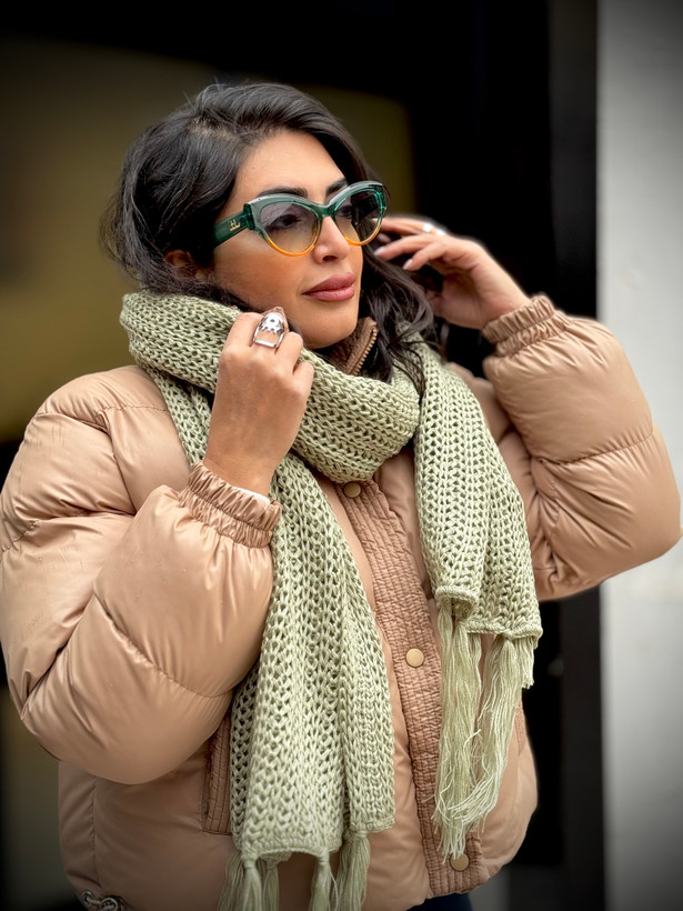 شال گردن بافت زنانه – گرم، سبک و ترندی